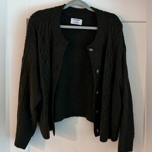 Old Navy Olive Cardigan